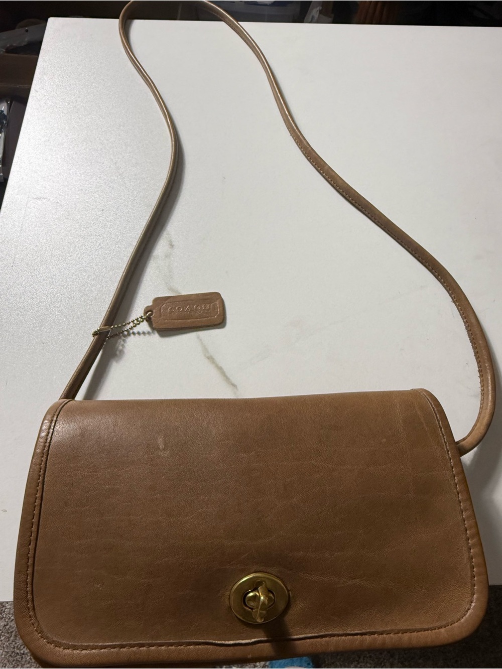 Coach Vintage NYC Small Flap/Riding Bag Style #9750 Late 70’s-Early 80’s